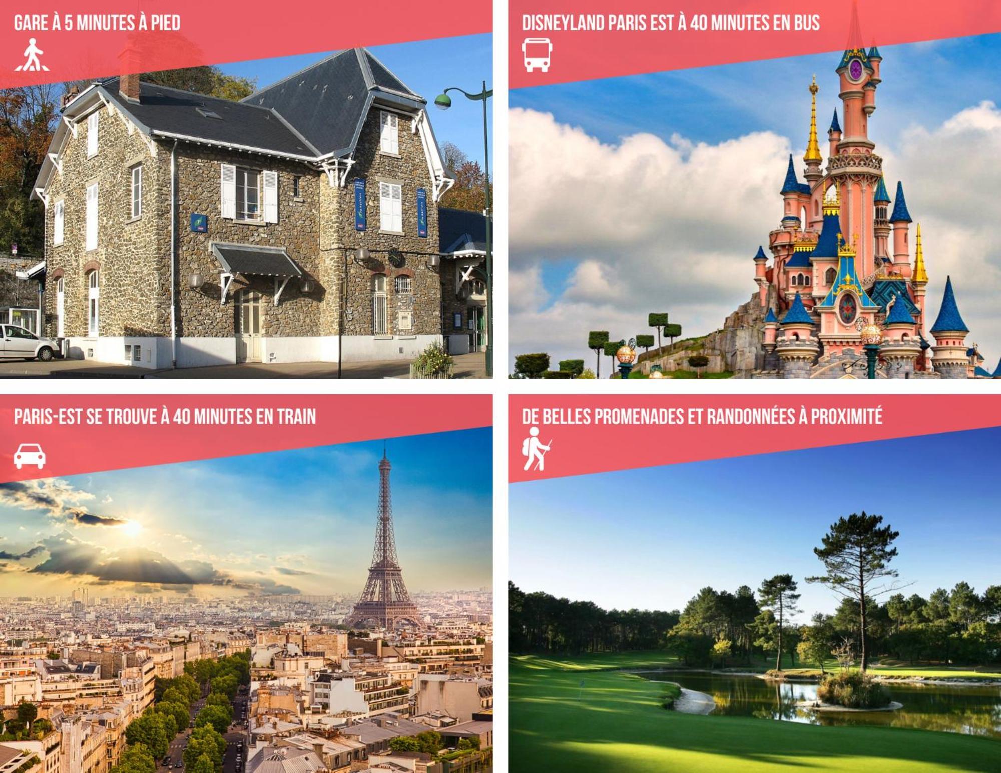 Le Cocon Douillet - 5" De La Gare - Wifi - Acces Direct Paris & Disneyland Jouarre Exterior foto